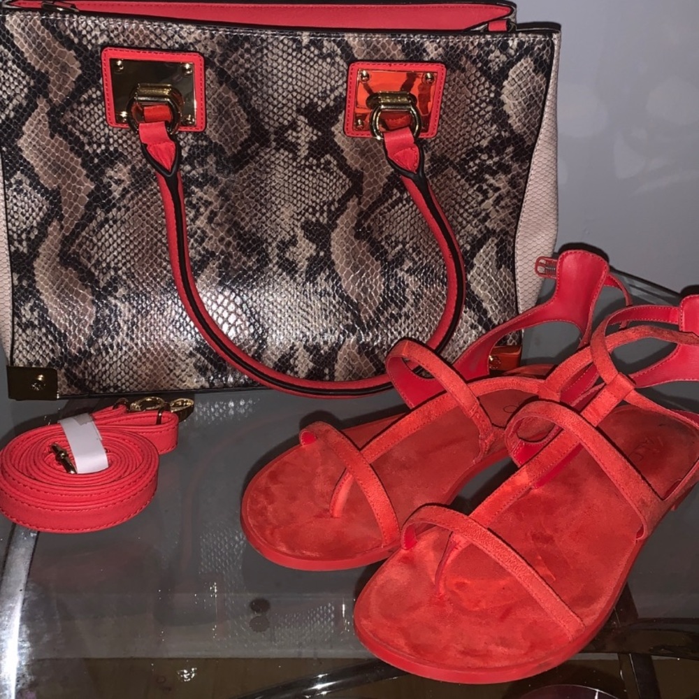 Purse and sandals